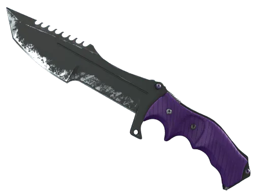 ★ StatTrak™ Huntsman Knife | Ultraviolet (Well-Worn)