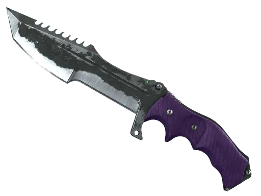 ★ StatTrak™ Huntsman Knife | Ultraviolet (Battle-Scarred)