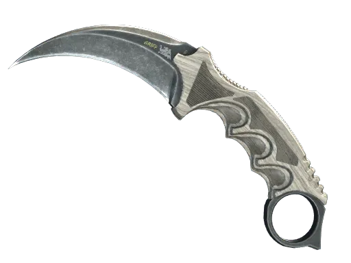 ★ StatTrak™ Karambit | Black Laminate (Minimal Wear)