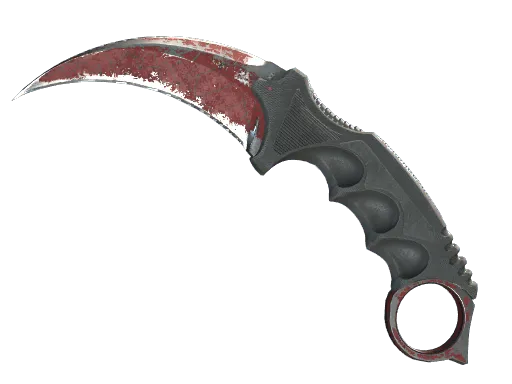 ★ StatTrak™ Karambit | Crimson Web (Battle-Scarred)