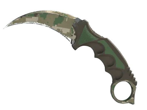 ★ StatTrak™ Karambit | Forest DDPAT (Well-Worn)