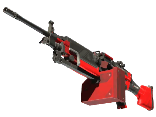 StatTrak™ M249 | System Lock (Minimal Wear)