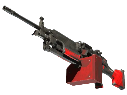 StatTrak™ M249 | System Lock (Battle-Scarred)