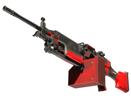 StatTrak™ M249 | System Lock (Well-Worn)