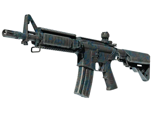 M4A4 | Dark Blossom (Well-Worn)