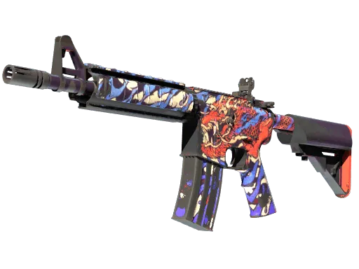 M4A4 | 龍王 (Well-Worn)