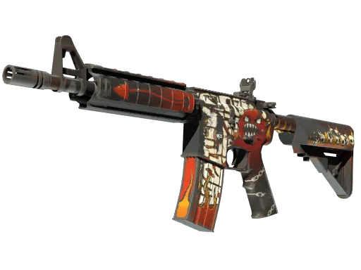 M4A4 | Hellfire (Well-Worn)