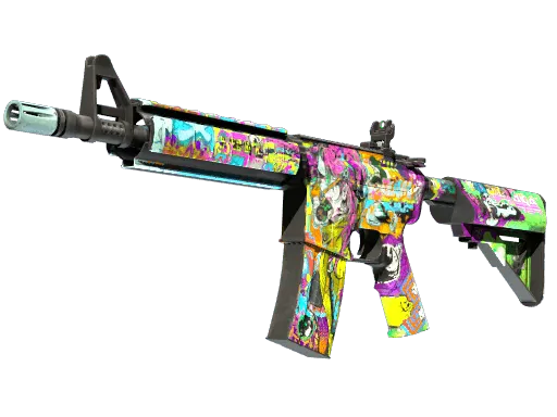 M4A4 | In Living Color (Minimal Wear)