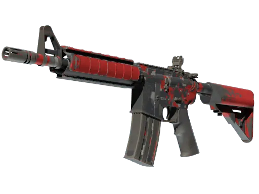 M4A4 | Red DDPAT (Well-Worn)