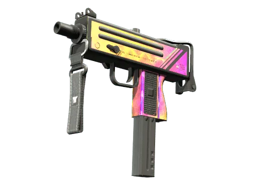 StatTrak™ MAC-10 | Disco Tech (Minimal Wear)