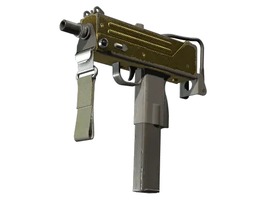 Souvenir MAC-10 | Gold Brick (Battle-Scarred)