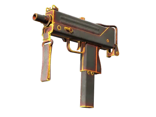 StatTrak™ MAC-10 | Heat (Battle-Scarred)