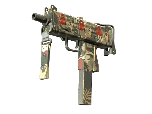 StatTrak™ MAC-10 | Monkeyflage (Field-Tested)