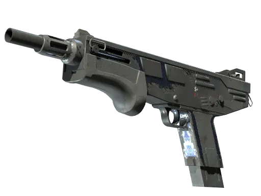 MAG-7 | Navy Sheen (Battle-Scarred)