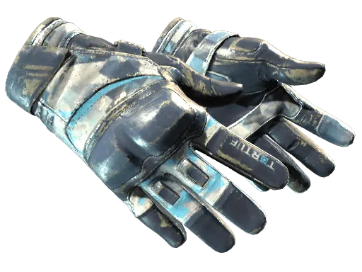 ★ Moto Gloves | Cool Mint (Battle-Scarred)