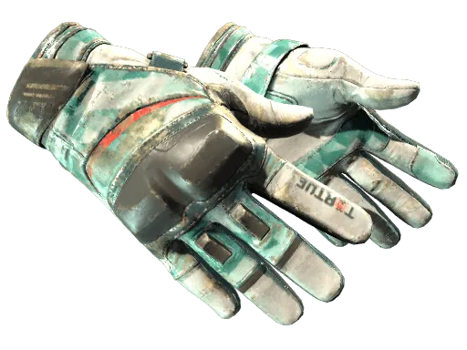 ★ Moto Gloves | Spearmint (Battle-Scarred)