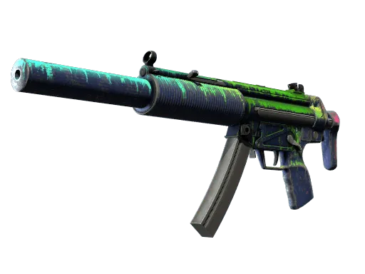 StatTrak™ MP5-SD | Phosphor (Battle-Scarred)