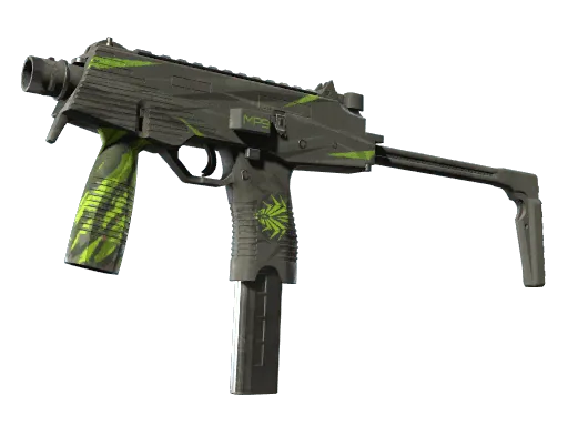 MP9 | Deadly Poison (Battle-Scarred)