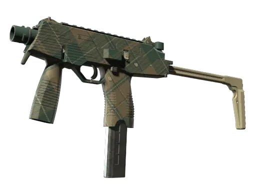 MP9 | Green Plaid (Minimal Wear)