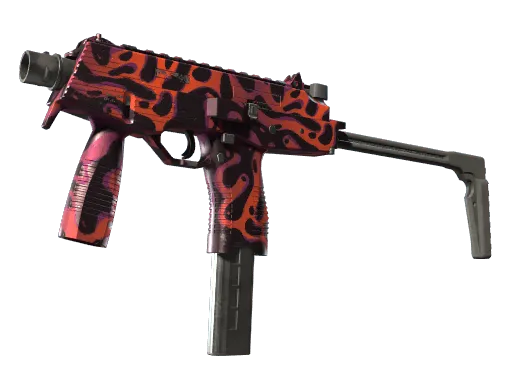 MP9 | Ruby Poison Dart (Minimal Wear)