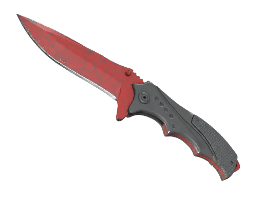 ★ Nomad Knife | Crimson Web (Well-Worn)