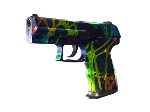 StatTrak™ P2000 | Acid Etched (Battle-Scarred)