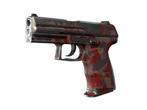 StatTrak™ P2000 | Red FragCam (Battle-Scarred)