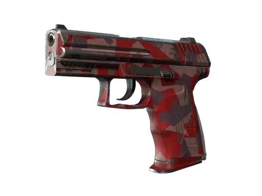 StatTrak™ P2000 | Red FragCam (Well-Worn)