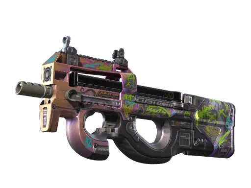 StatTrak™ P90 | Neoqueen (Minimal Wear)