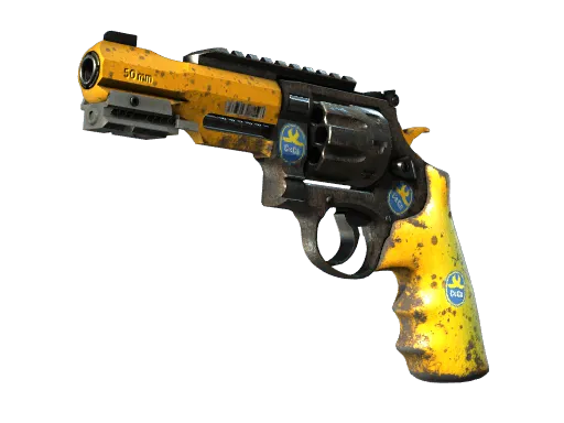StatTrak™ R8 Revolver | Banana Cannon (Well-Worn)