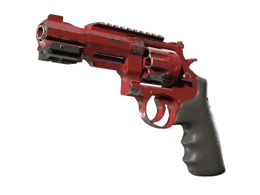StatTrak™ R8 Revolver | Crimson Web (Well-Worn)