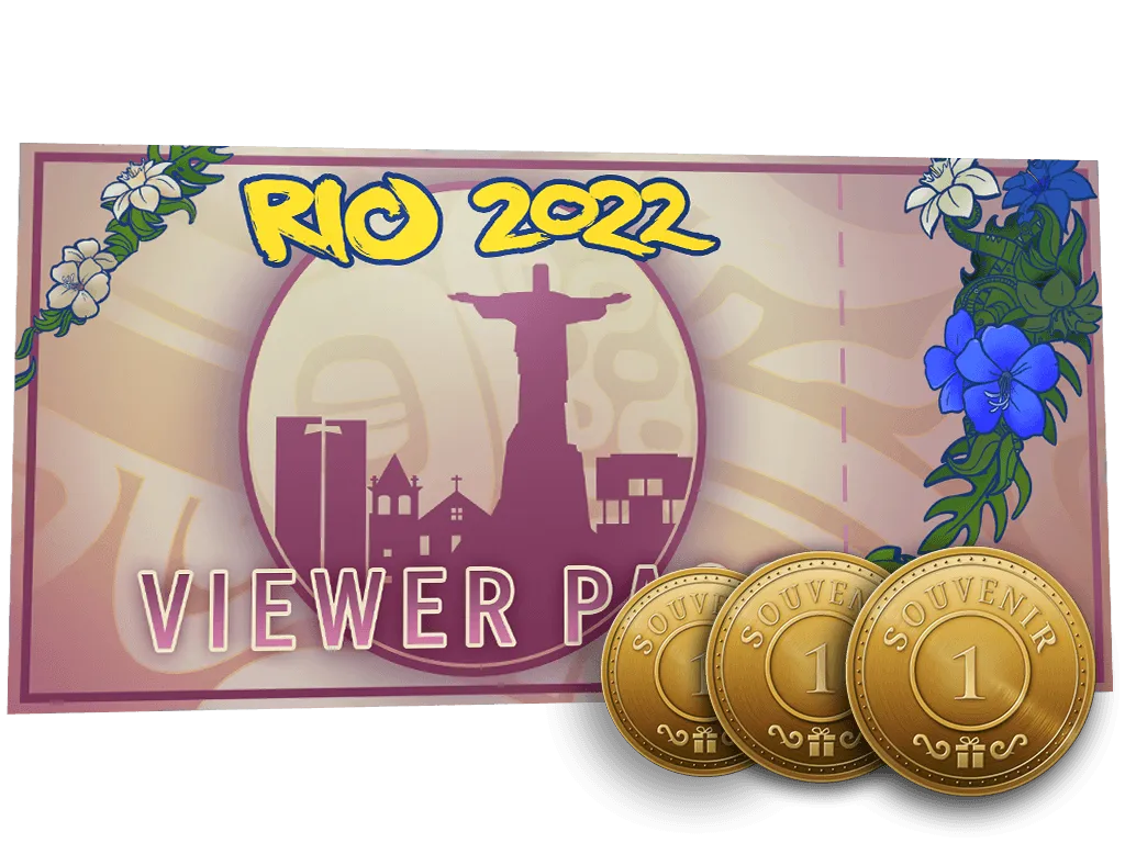 Rio 2022 Viewer Pass + 3 Souvenir Tokens