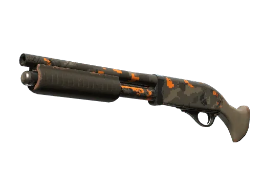 StatTrak™ Sawed-Off | Orange DDPAT (Well-Worn)