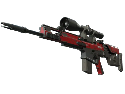 SCAR-20 | Crimson Web (Field-Tested)