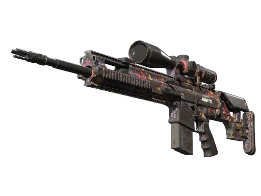 StatTrak™ SCAR-20 | Poultrygeist (Battle-Scarred)