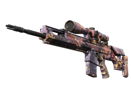 StatTrak™ SCAR-20 | Poultrygeist (Minimal Wear)