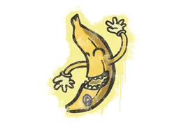 Sealed Graffiti | Banana