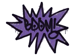 Sealed Graffiti | BOOM (Monster Purple)