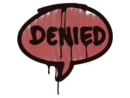 Sealed Graffiti | Denied (Blood Red)