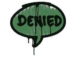 Sealed Graffiti | Denied (Jungle Green)