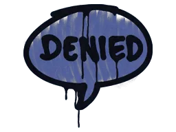 Sealed Graffiti | Denied (SWAT Blue)