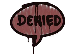 Sealed Graffiti | Denied (Brick Red)