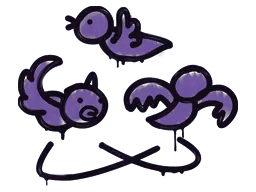 Sealed Graffiti | Dizzy (Monster Purple)