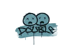 Sealed Graffiti | Double (Wire Blue)