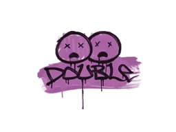 Sealed Graffiti | Double (Bazooka Pink)