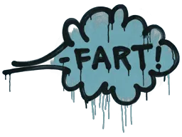 Sealed Graffiti | Fart (Wire Blue)