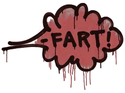 Sealed Graffiti | Fart (Blood Red)