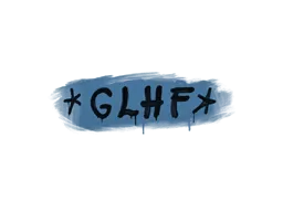 Sealed Graffiti | GLHF (Monarch Blue)