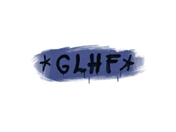 Sealed Graffiti | GLHF (SWAT Blue)