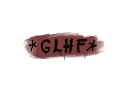 Sealed Graffiti | GLHF (Brick Red)